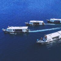 Murex Resort dive speed boats