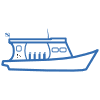 dive boat icon