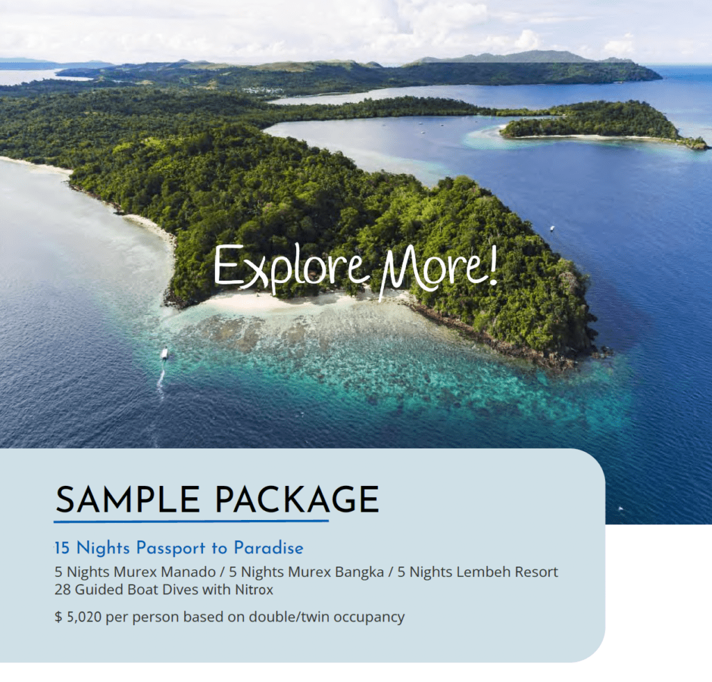 Sample package 15 nights passport to paradise