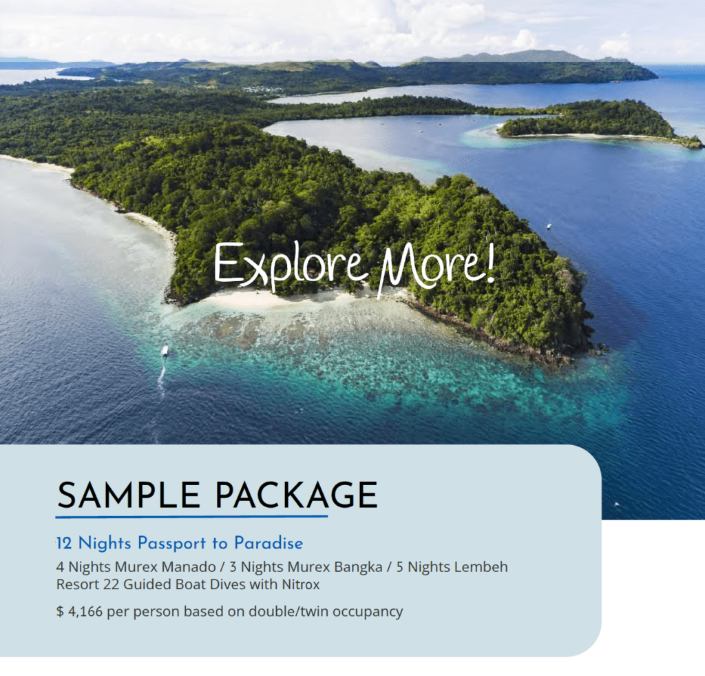 Sample package 12 nights passport to paradise
