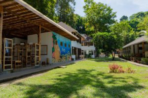 Murex Bangka Resort - Dive station, camera room, front office and restaurant