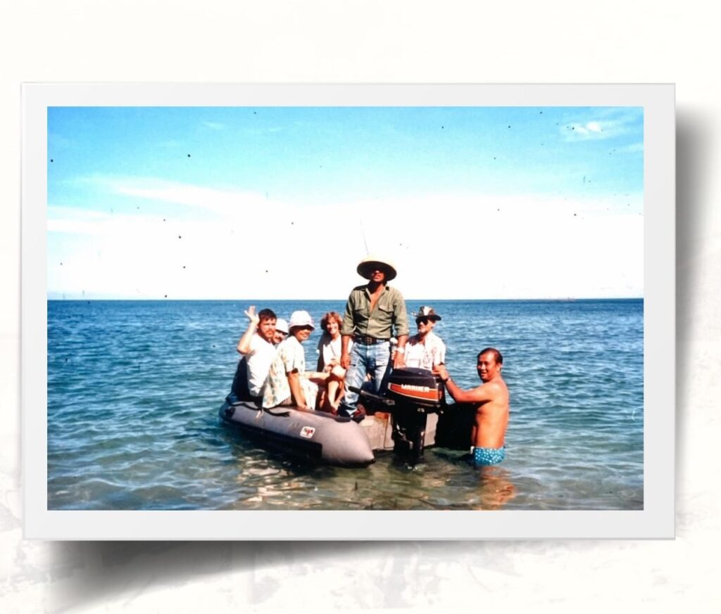 Dr. Batuna and expats 1980